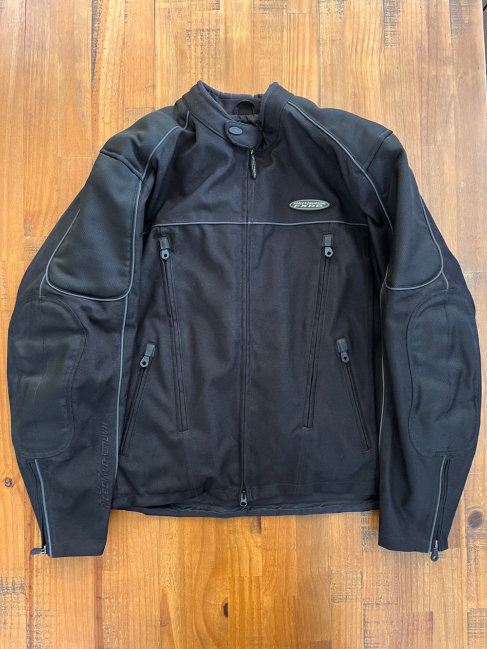 Harley-Davidson Men’s FXRG Black Nylon Motorcycle Jacket w/ Primaloft Liner XXL